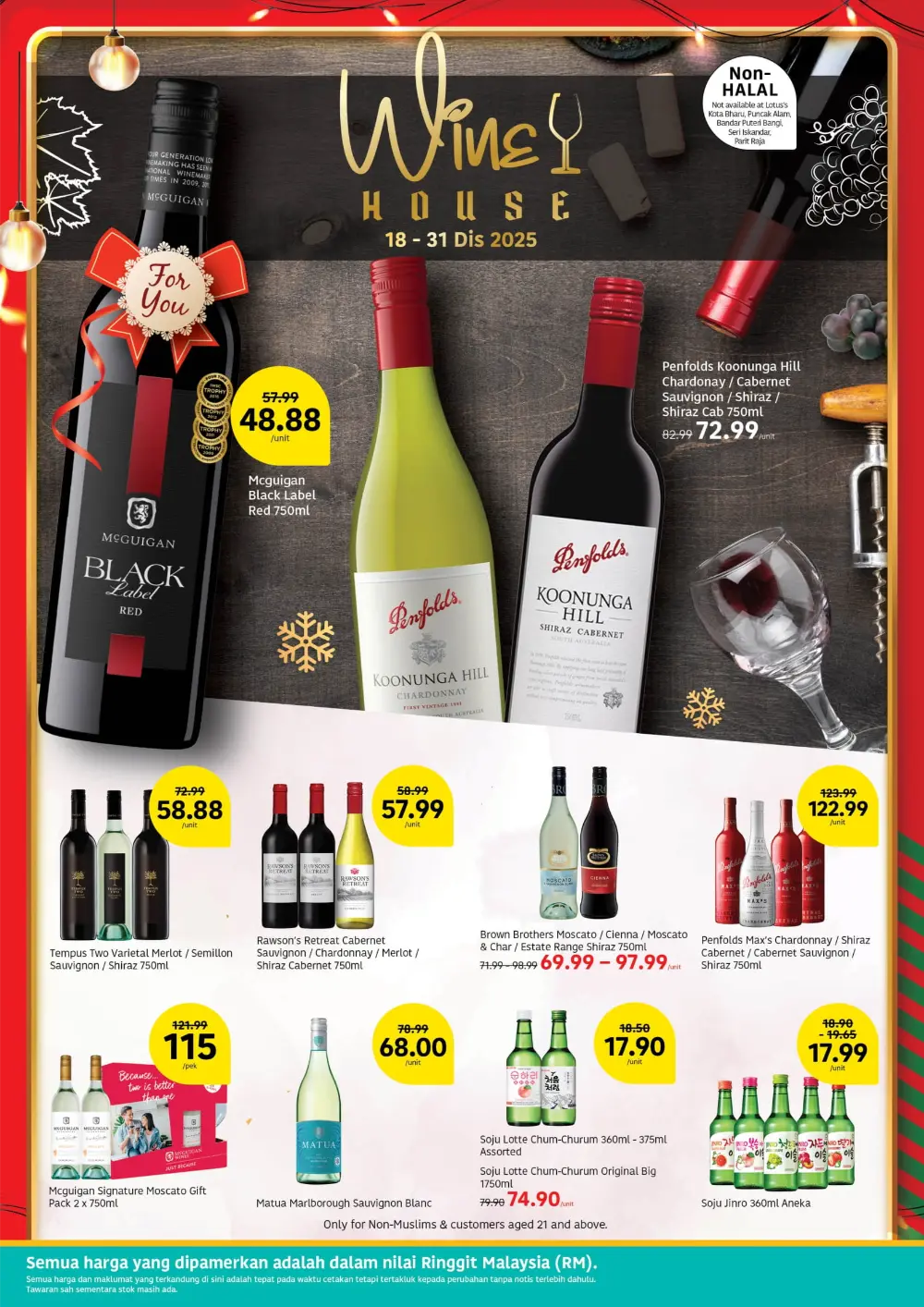 Kaw-Kaw Murah Holiday Specials!