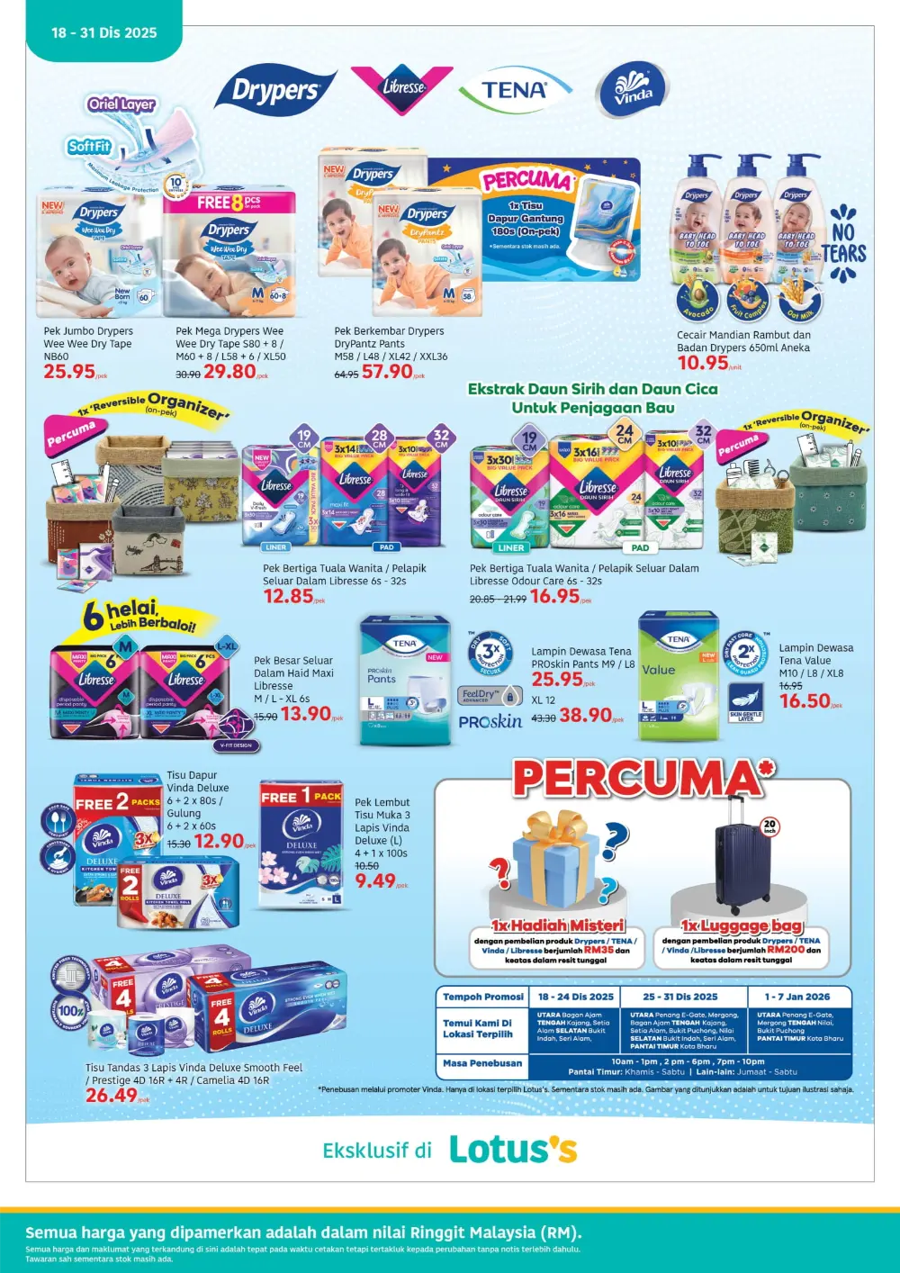 Kaw-Kaw Murah Holiday Specials!