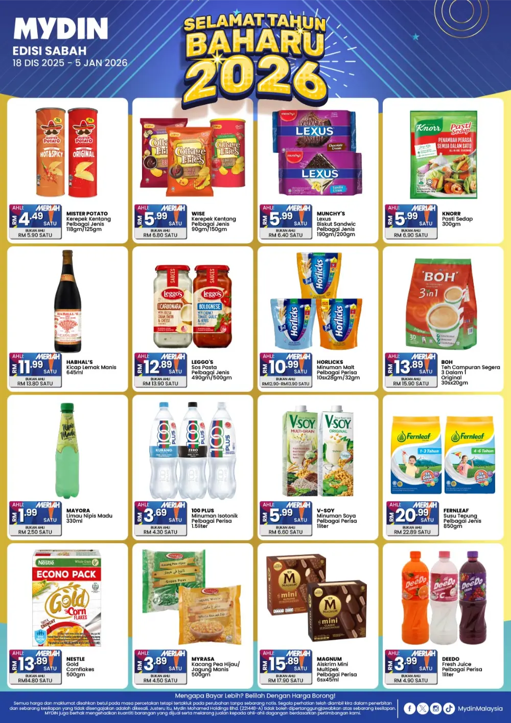 Selamat Tahun Baharu 2026: Member Specials Edisi Sabah at MYDIN!