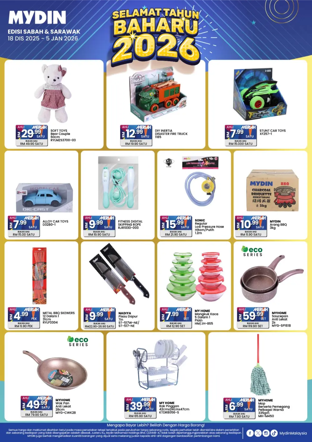 Selamat Tahun Baharu 2026: Member Specials Edisi Sabah at MYDIN!