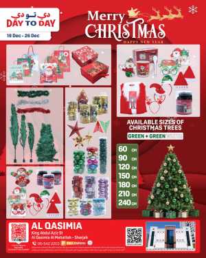 Christmas offer In Day to Day Sharjah / Ajman