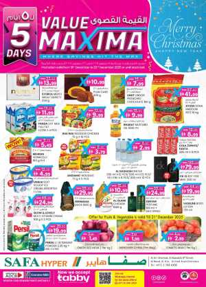 Value Maxima In SAFA Express Supermarket Al Ain
