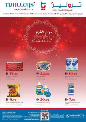 Joyful Season Mega Savings: Unbeatable Festive Deals! In Trolleys Supermarket Dubai,Sharjah / Ajman