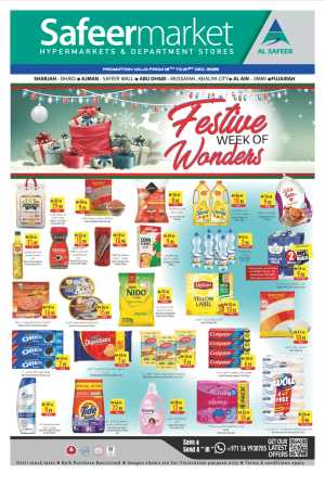 Festive Week of Wonder: Celebrate with Massive Savings! In Safeer Market Abu Dhabi,Sharjah / Ajman,Al Ain,Fujairah