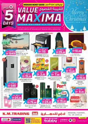 Value Maxima In K.M Trading Fujairah