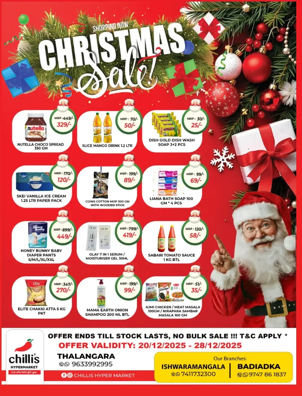 Huge Christmas Savings!