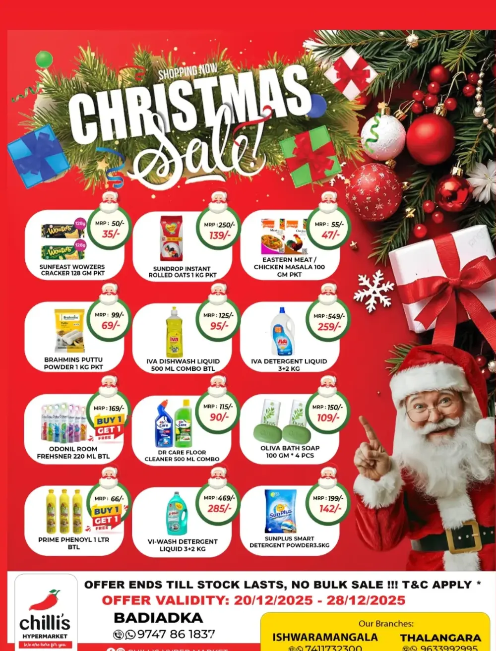 Huge Christmas Savings!