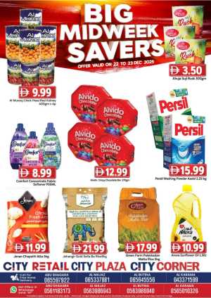 Big midweek savers In City Retail Dubai,Sharjah / Ajman
