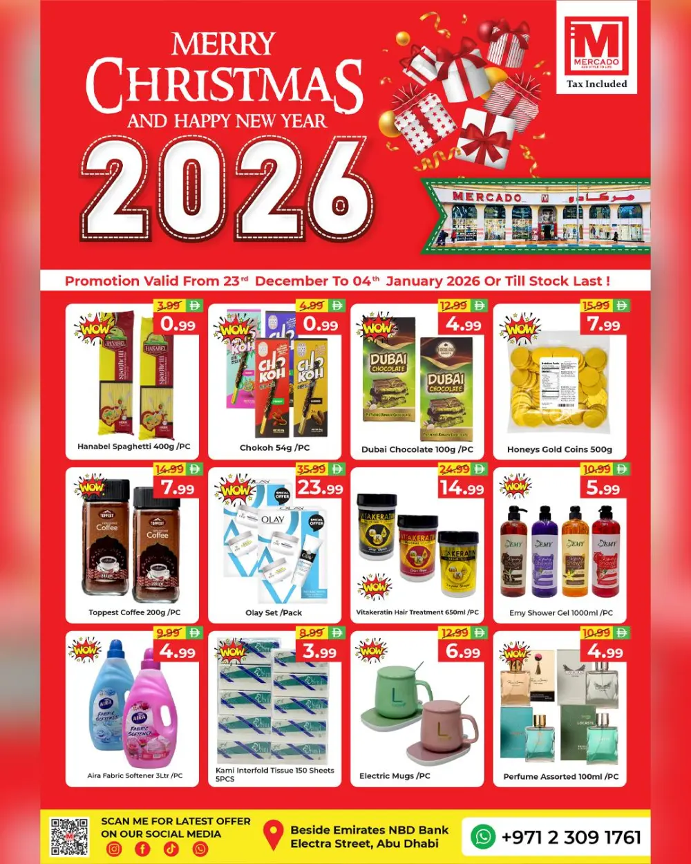 Christmas and new year offer
