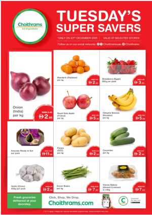 Tuesday’s Super Savers: Huge Grocery Price Drops! In Choithrams Dubai,Abu Dhabi,Sharjah / Ajman,Al Ain,Ras al Khaimah