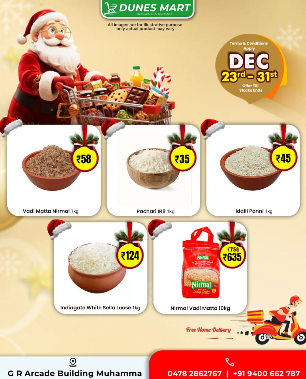 Christmas and new year offer