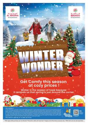 Winter Wonder Savings! In Al Madina Hypermarket Dubai,Abu Dhabi,Sharjah / Ajman