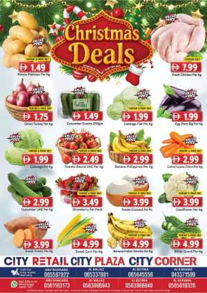Christmas deals In City Retail Dubai,Sharjah / Ajman