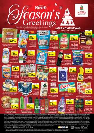 Season's Greeting In Nesto Hypermarket Dubai,Sharjah / Ajman,Al Ain,Fujairah,Ras al Khaimah