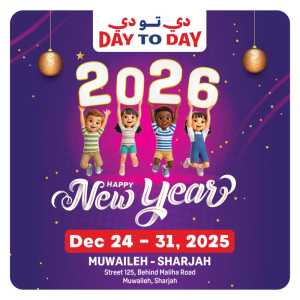 New year sale In Day to Day Sharjah / Ajman