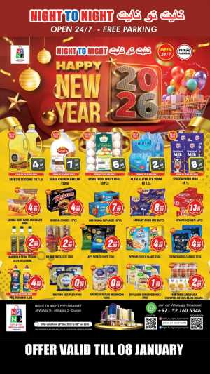Unbeatable New Year Deals! In Night to Night Sharjah / Ajman