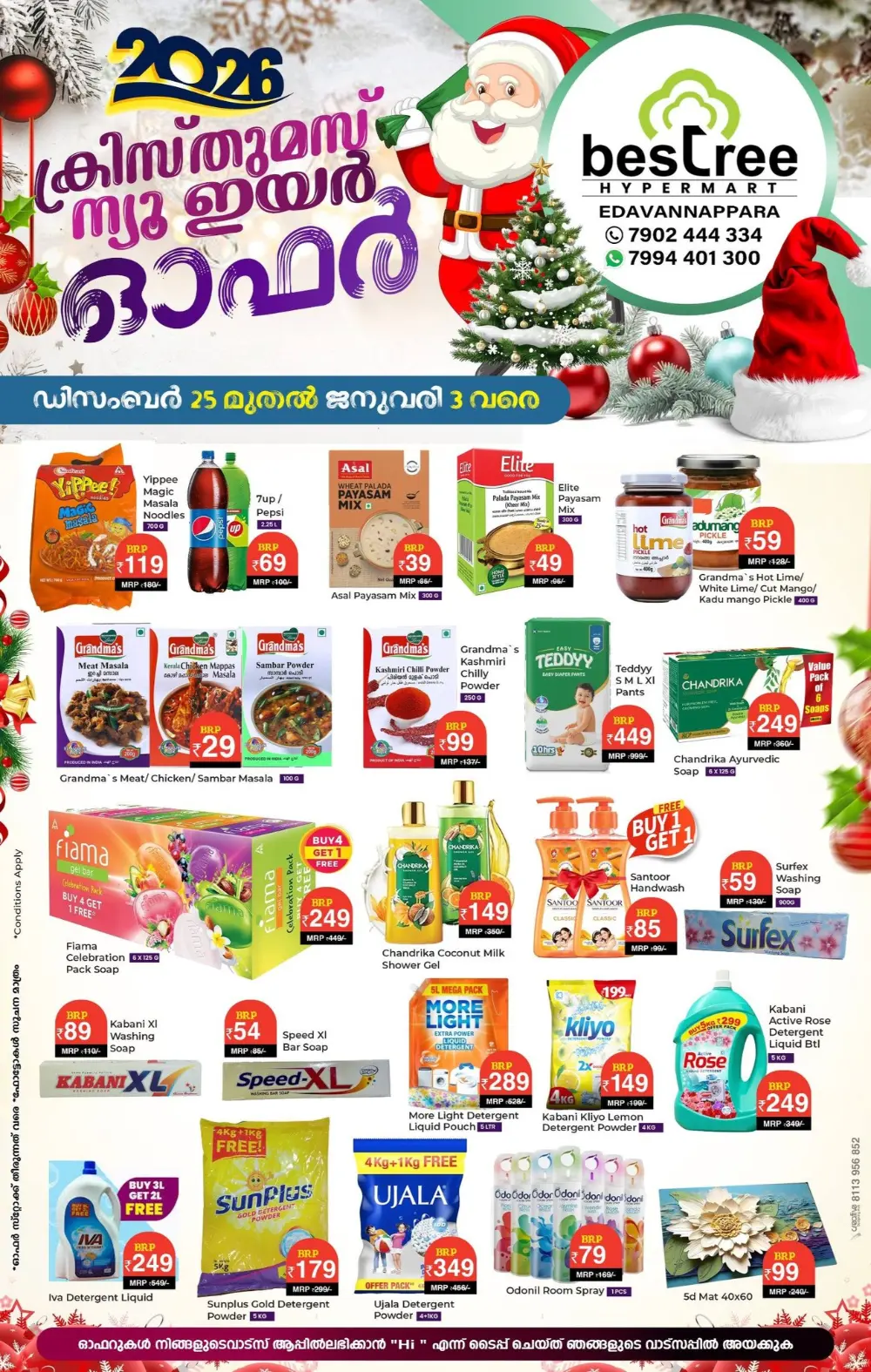 Christmas and new year offer