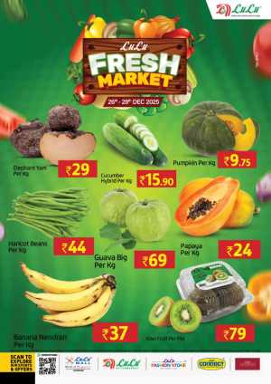 Fresh market In Lulu Hypermarket Calicut