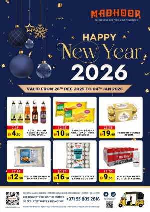 New Year Mega Savings! In Madhoor Stores Dubai,Sharjah / Ajman