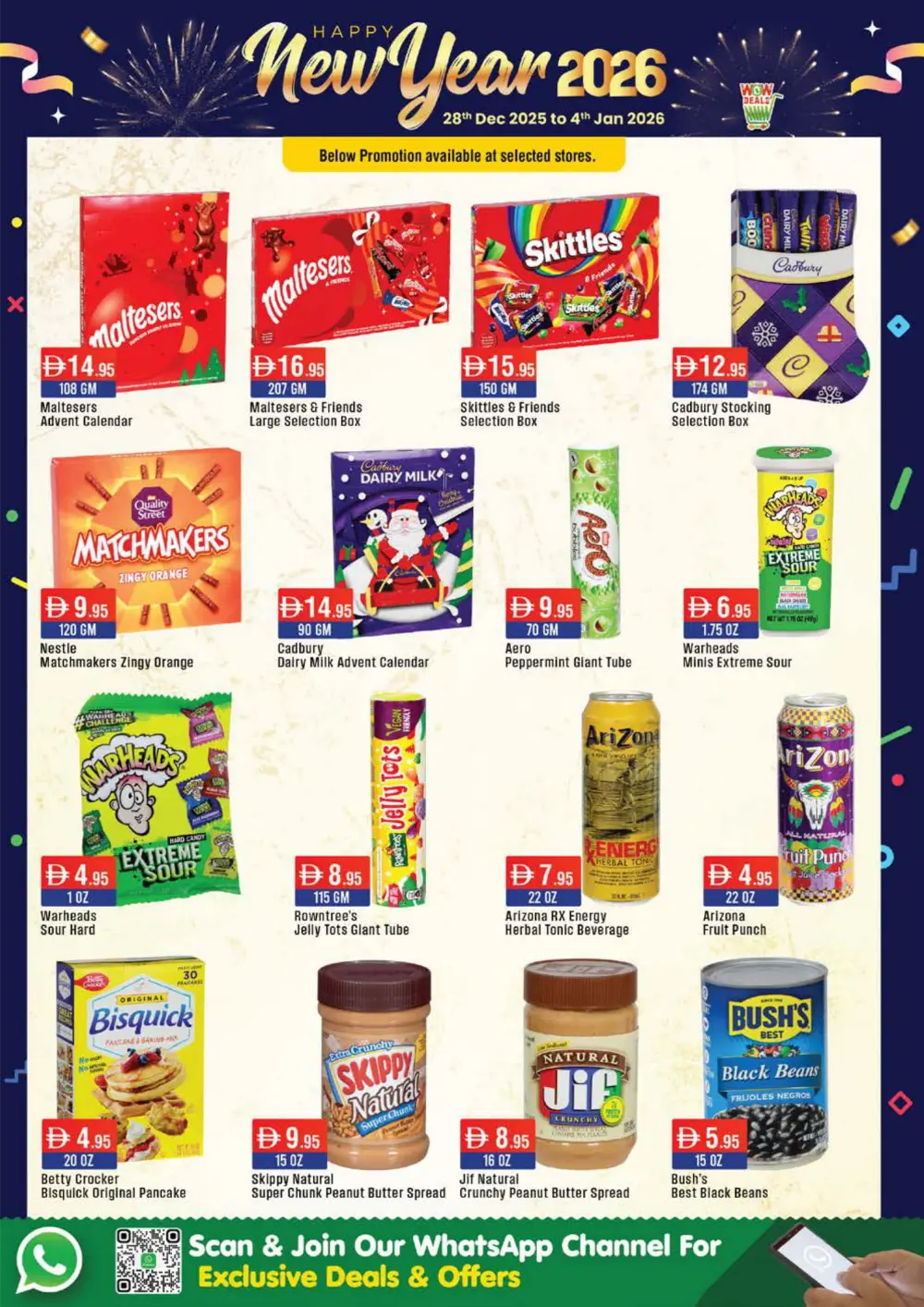 New Year Deals — Big Savings on Everyday Favorites