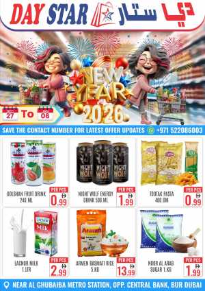 New Year Savings — Big Deals, Small Prices In Day Star Dubai