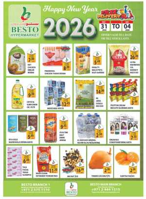 New year sale In Besto Hypermarket Abu Dhabi