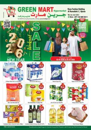 Weekend sale In Green Mart Sharjah / Ajman
