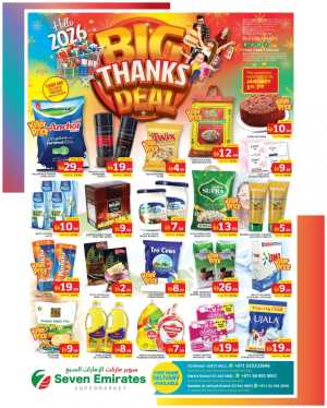 Big Thanks Deal In Seven Emirates Supermarket Abu Dhabi