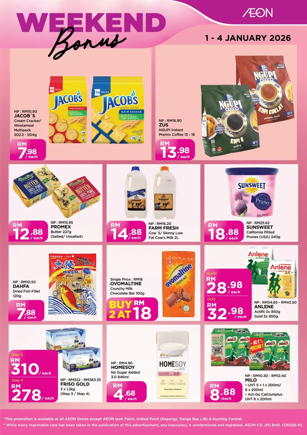 Weekend Grocery Deals & Bonus Savings