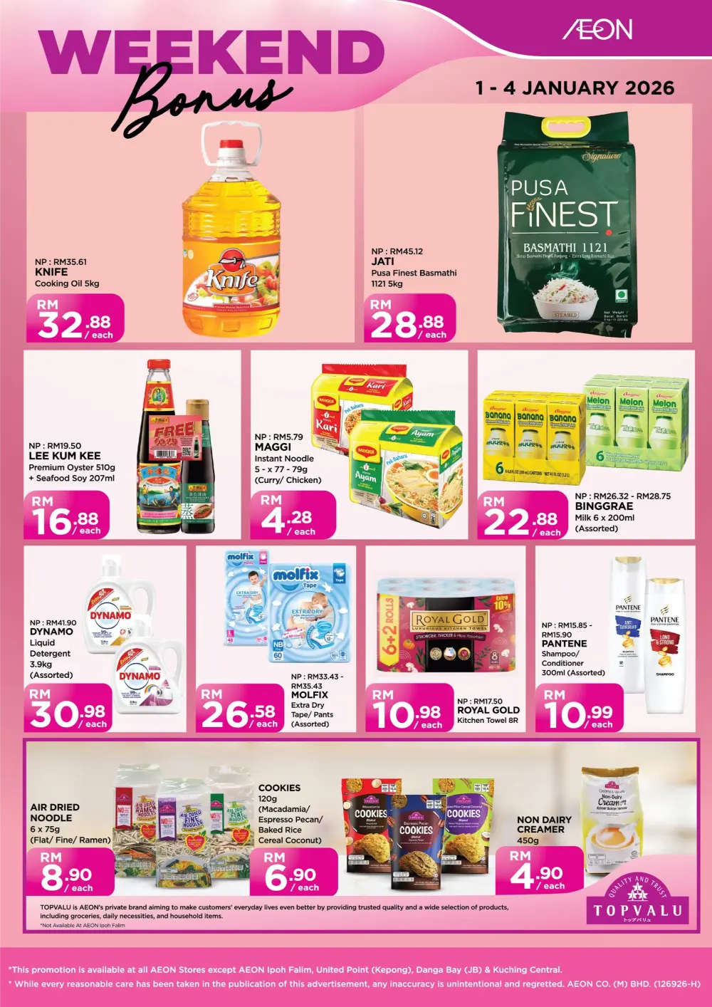 Weekend Grocery Deals & Bonus Savings