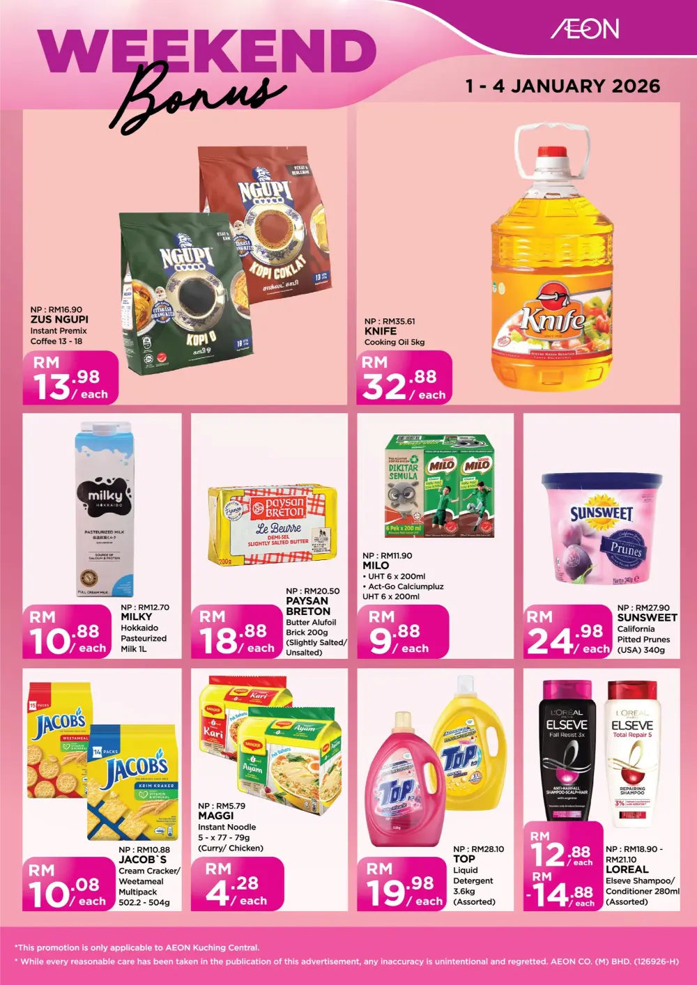 Weekend Grocery Deals & Bonus Savings