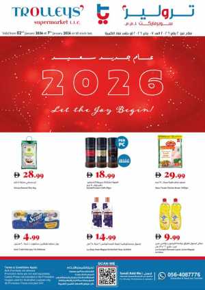 2026 Let the Joy Begin! In Trolleys Supermarket Dubai,Sharjah / Ajman