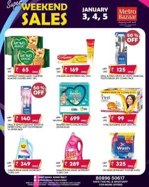 weekend sale In Metro Bazaar Kannur