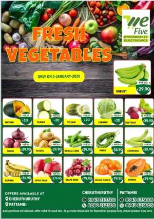 Fresh Deals In We Five Hypermarket Thrissur,Palakkad