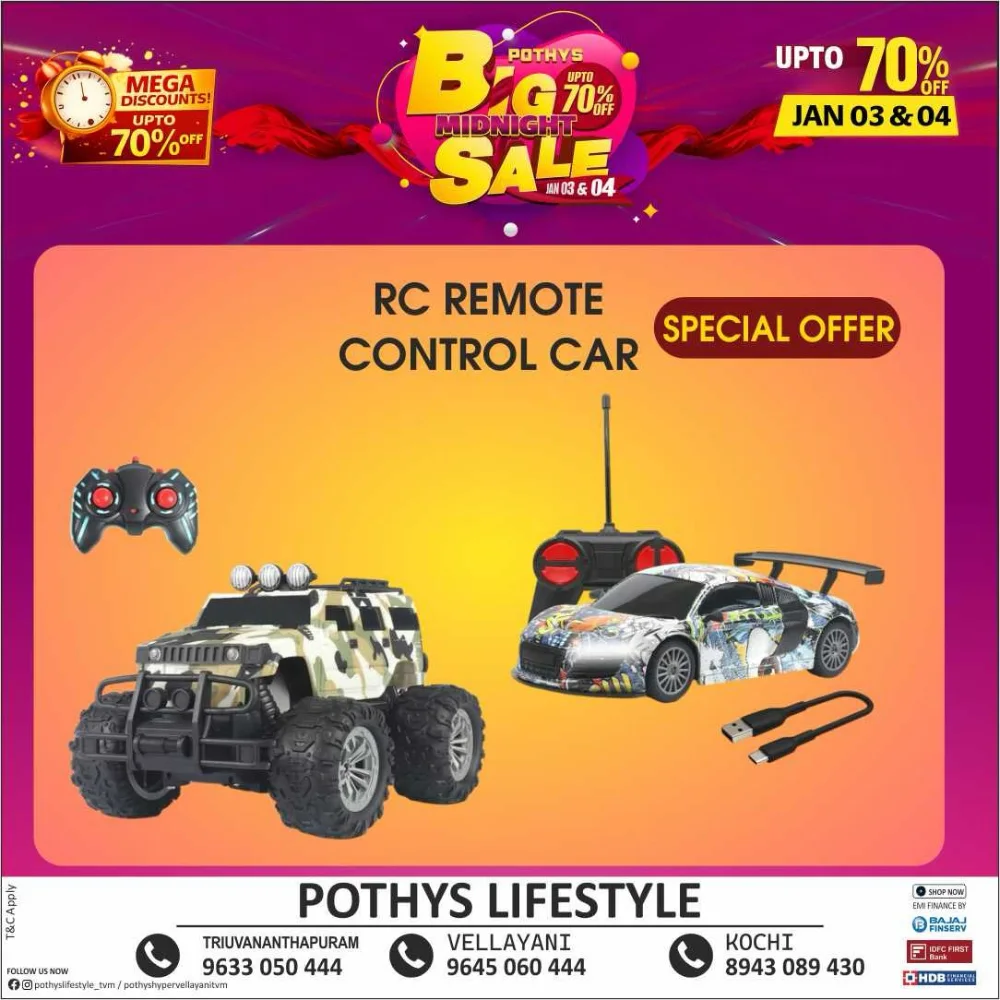 Big Midnight Sale: Up to 70% Off Electronics