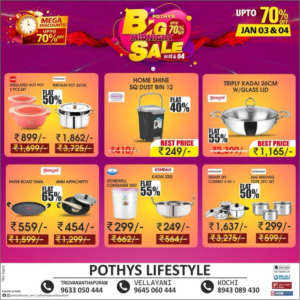 Big Midnight Sale: Up to 70% Off Electronics