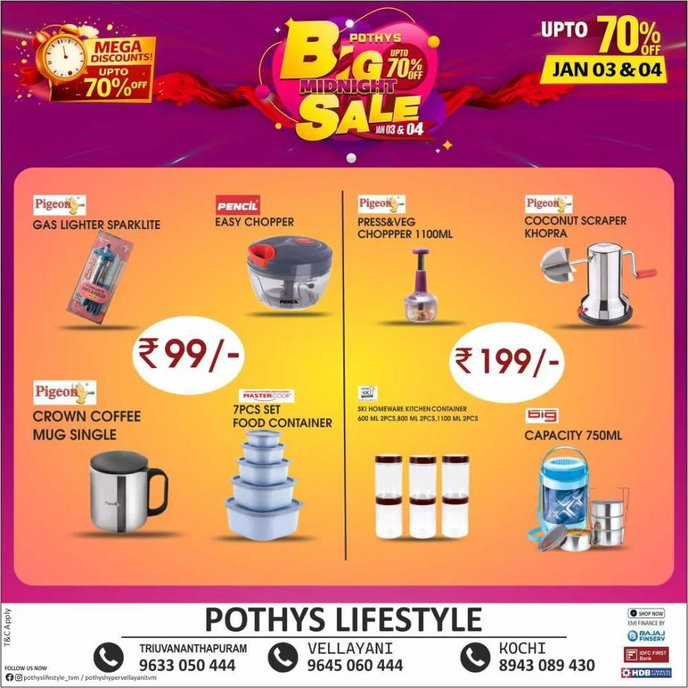 Big Midnight Sale: Up to 70% Off Electronics