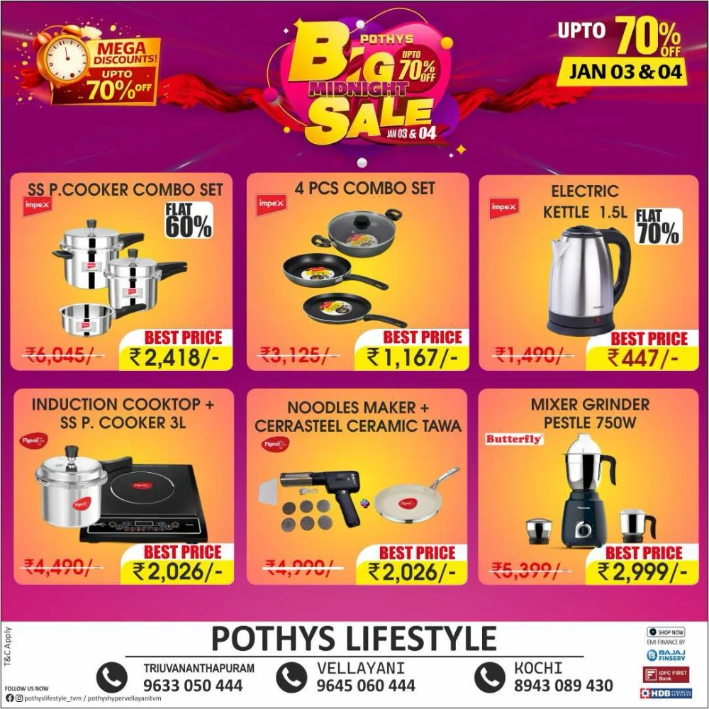 Big Midnight Sale: Up to 70% Off Electronics