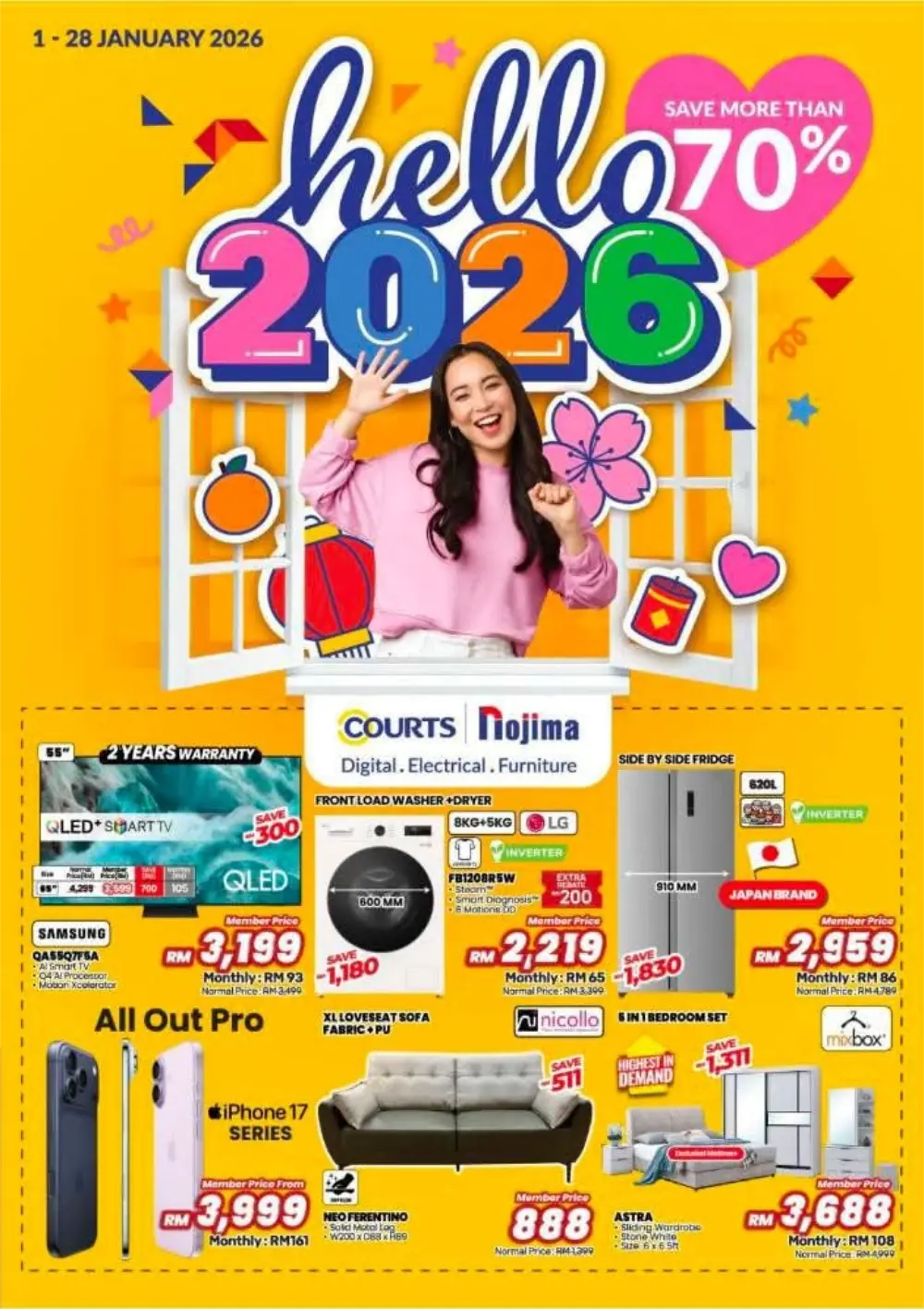 New Year 2026 Home Deals: Save More Than 70%