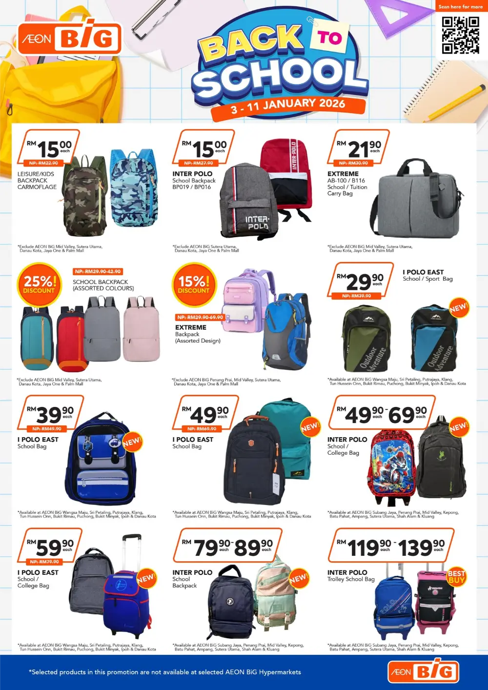 Back to School Savings