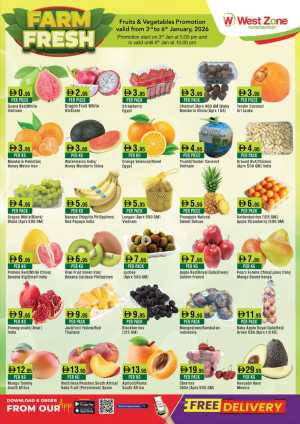 Fresh Fruits & Vegetables Deals In West Zone Supermarket Dubai,Abu Dhabi,Sharjah / Ajman