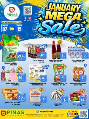 January Mega Sale In Pinas Supermarket Riyadh