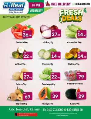 Fresh Deals In Real Hyper Market Kannur