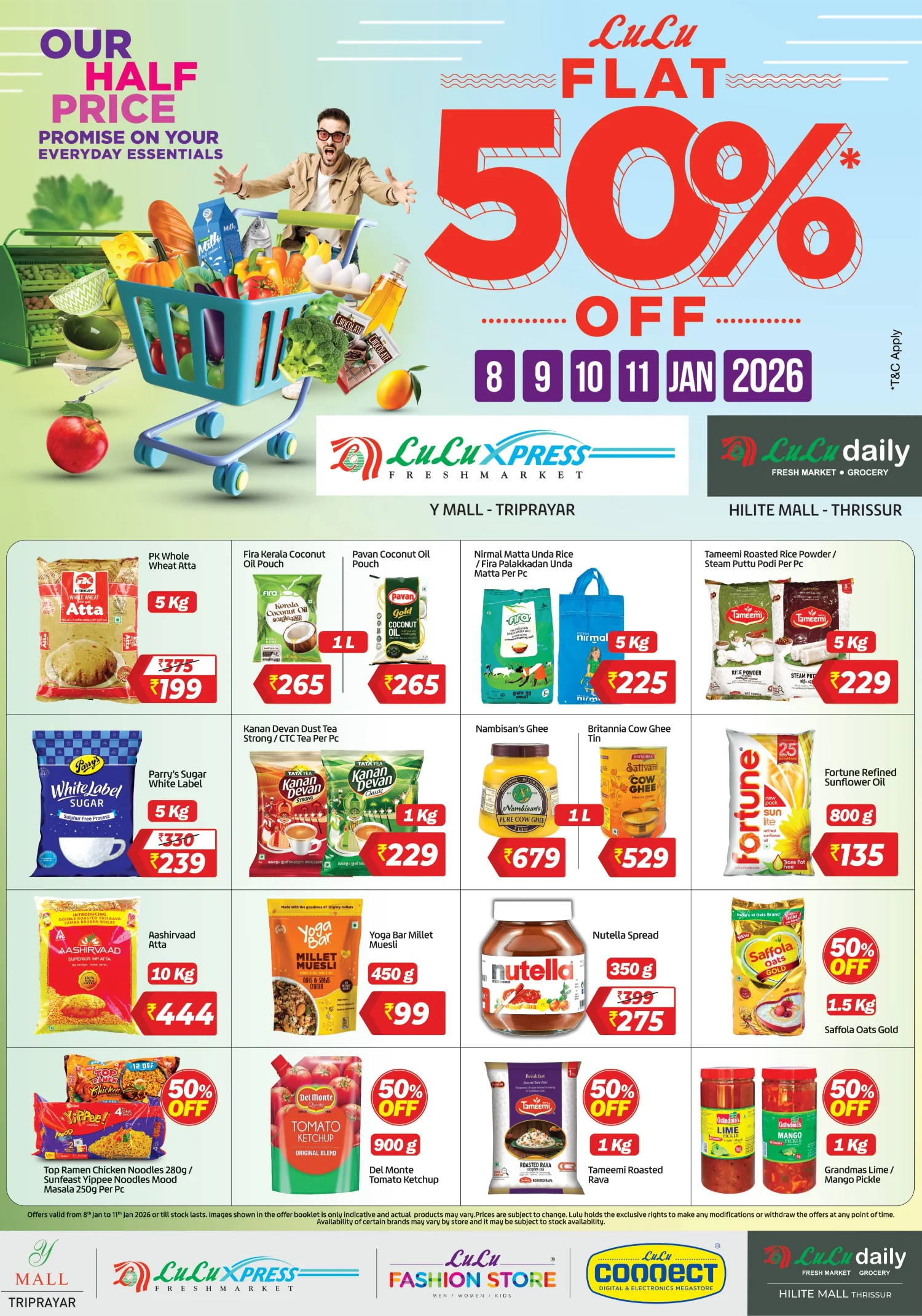 Half-Price Grocery & Kitchenware Deals