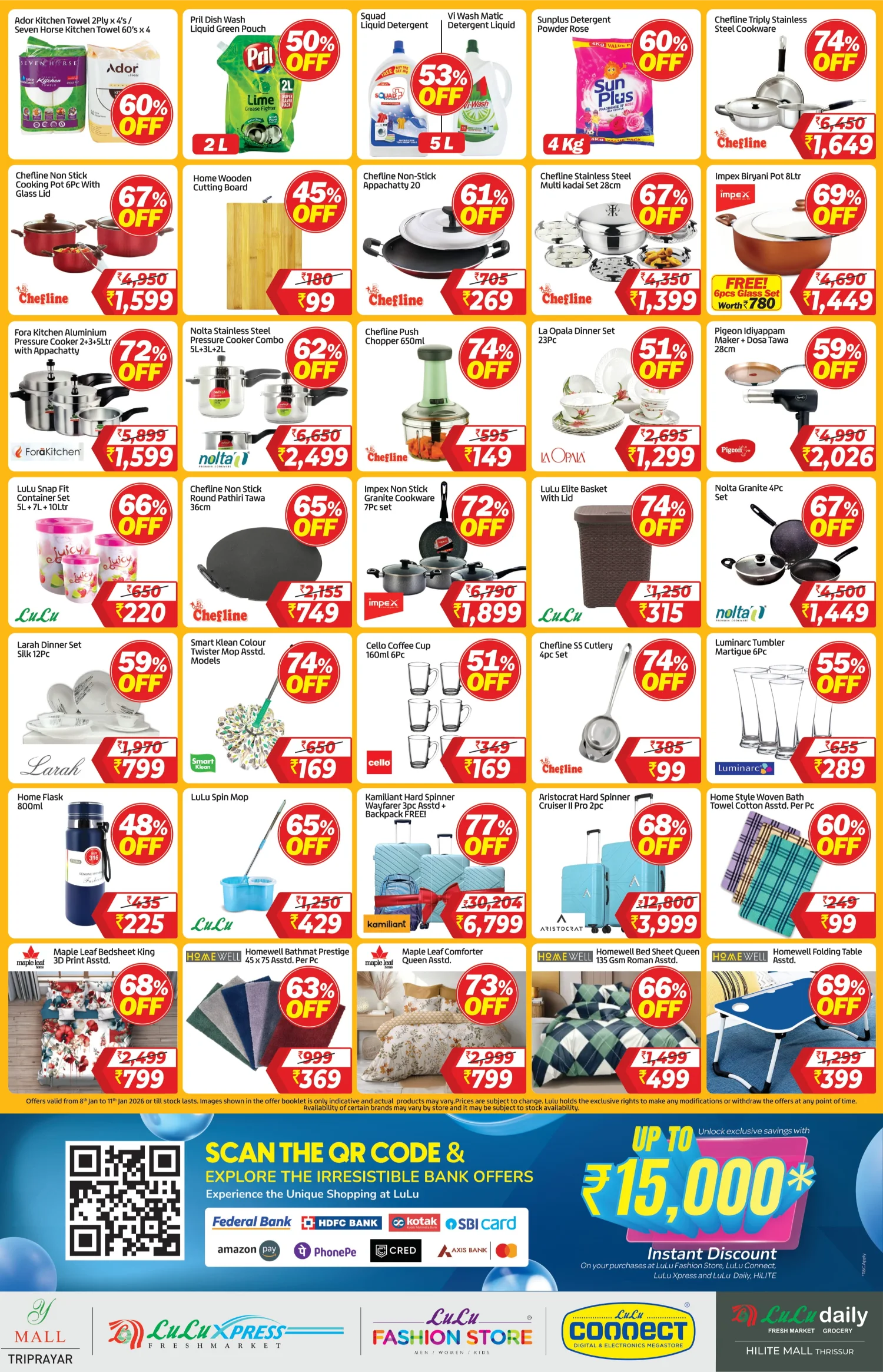 Half-Price Grocery & Kitchenware Deals