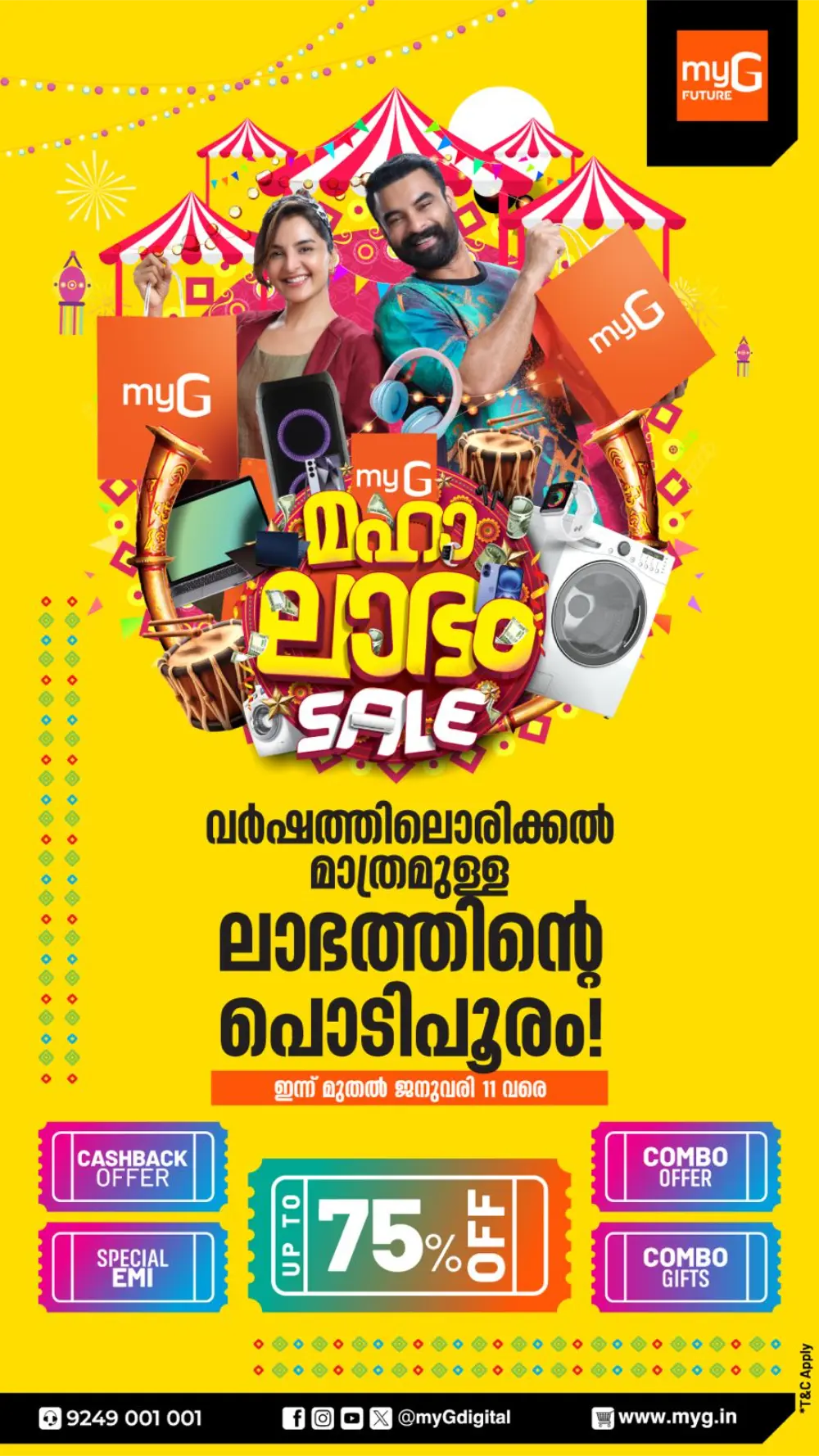 Maha Labham Sale: Biggest Deals on Tech & Appliances