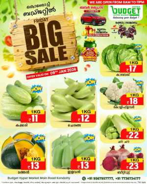Big Sale on Home & Kitchen Appliances In Budget Hypermarket Malappuram