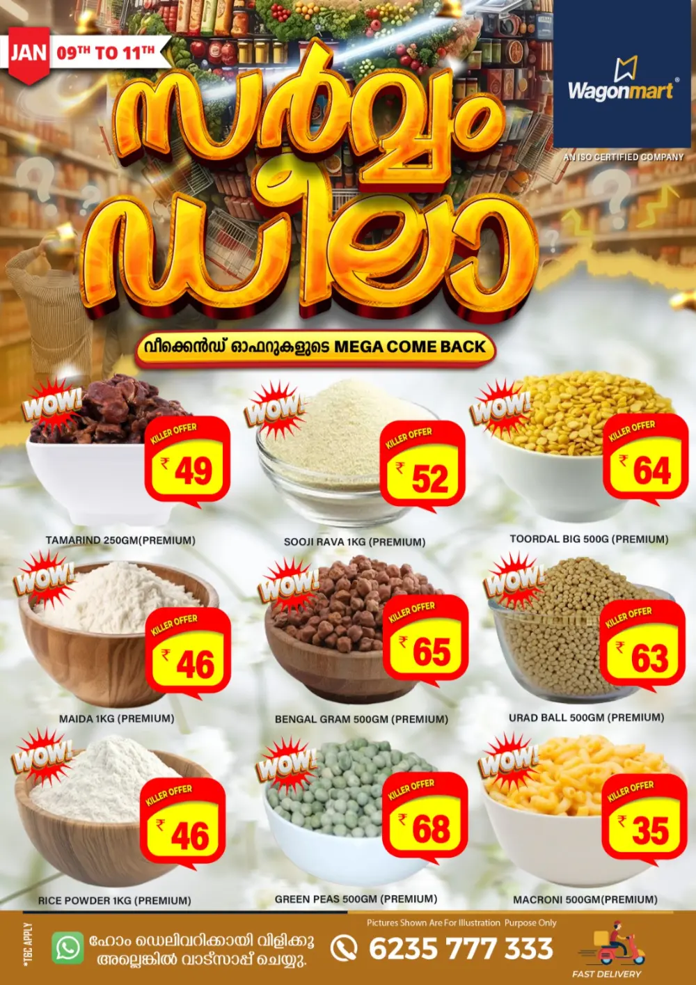 Weekend Mega Sale on Groceries & Home Appliances