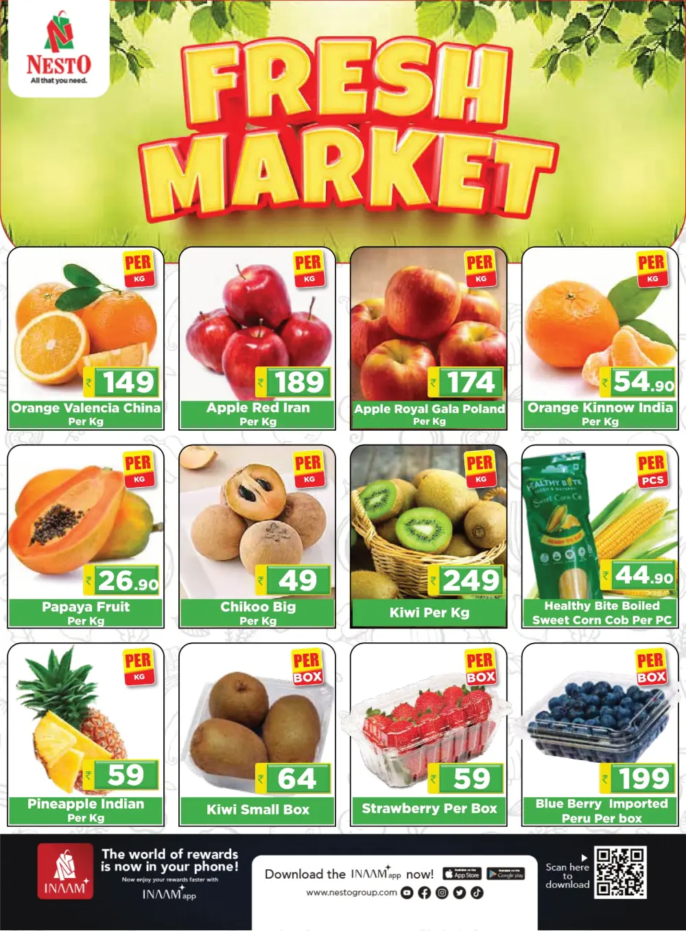 Fresh Market Vegetable & Meat Deals