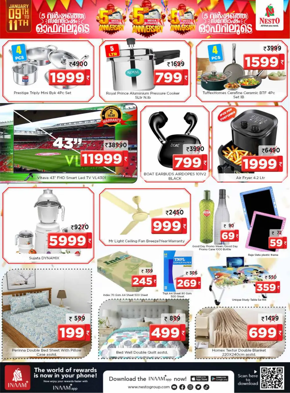 5th MEGA ANNIVERSARY BONANZA SALE